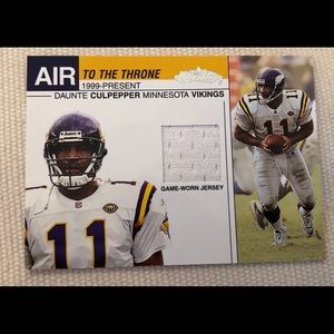 Daunte Culpepper Game Used Jersey Card